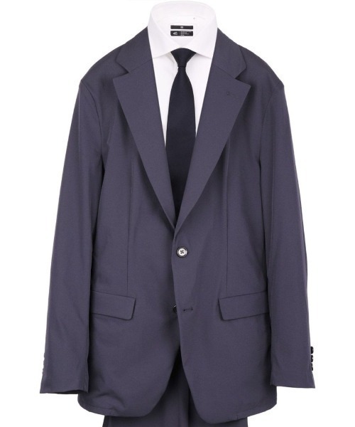 ザラ セットアップスーツ タックパンツ ワンボタン 紺 オフィス オケージョンM SUIT SELECT セットアップ 「春夏」ビジカジスーツ/2ボタン