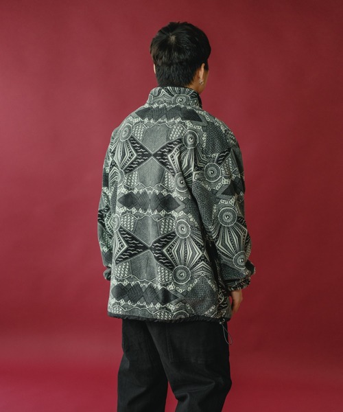 美品☆G/FORE 総柄ジップブルゾン3 BEAMS（ビームス）総柄 ウェイディングブルゾン（ブルゾン ブルゾン