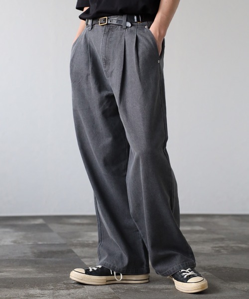 CREARE -LINO- ジーンズ リラックス ワイド ルーズパンツ「ユニ