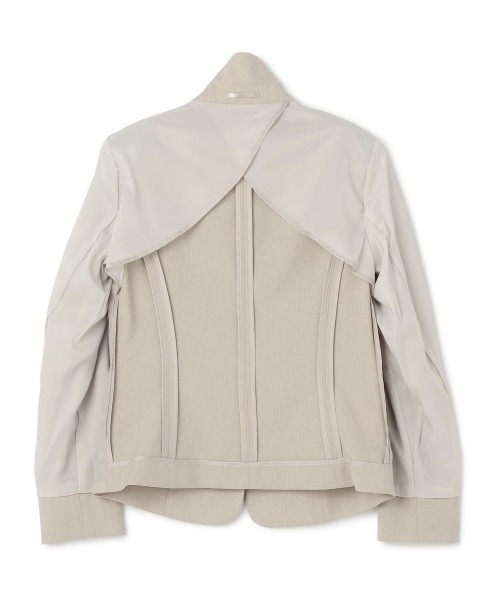 美品 SUIT SELECT セットアップ ストレッチ 洗濯可 グレー A4 4S CROSS】【年間】セットアップジャケット/グレー×ハウンドトゥース