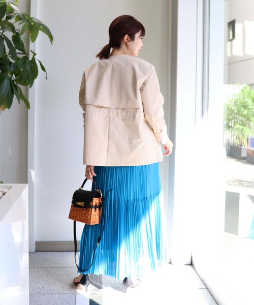 Jines（ジネス） ジャケット ノーカラージャケット エアリアルクロス