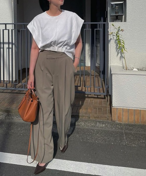 MANOF（マノフ） パンツ CROSS BELT LOOSE PANTS レディース