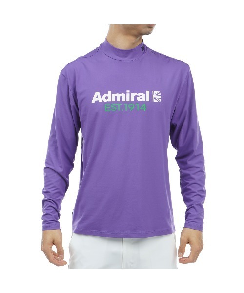 Admiral Golf tシャツ ハーフUJ LT モックネックシャツ メンズ