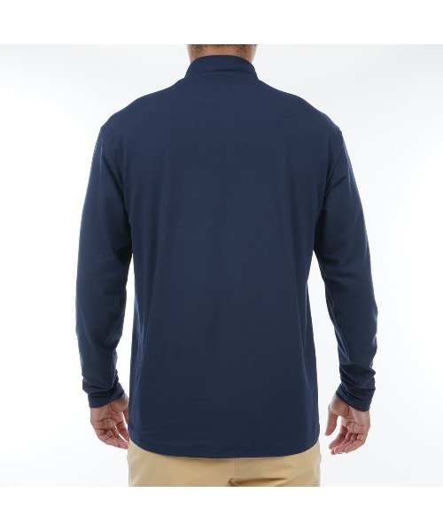 Admiral golf ハーフUJプリント　モックネックシャツ Admiral Golf tシャツ ハーフUJ LT モックネックシャツ メンズ