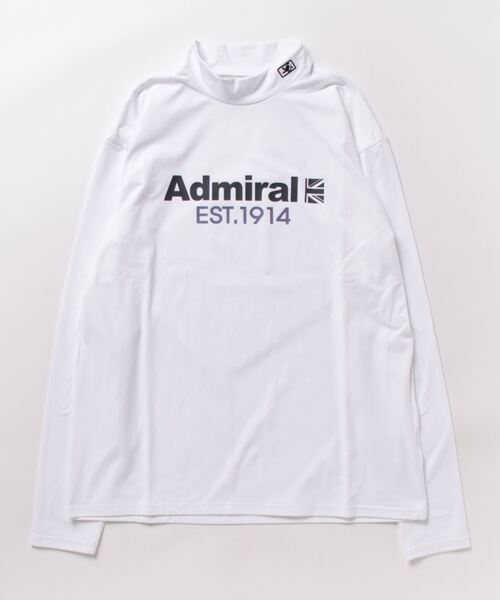 Admiral golf ハーフUJプリント　モックネックシャツ Admiral golf ハーフUJプリント モックネックシャツ - メルカリ