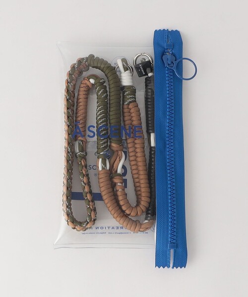 「A SCENE」Design paracord shoulder/スマホショルダーの画像