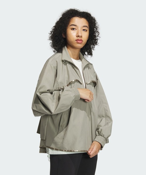 アディダス　ブルゾン　レディース　M adidas ブルゾン ジャンバー ワーディング ルーズフィット