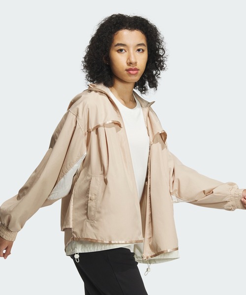 アディダス　ブルゾン　レディース　M adidas ブルゾン ジャンバー ワーディング ルーズフィット