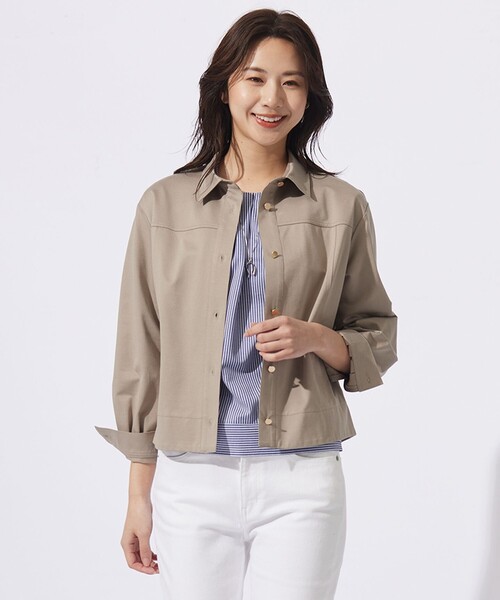 楽天市場】【SALE／50%OFF】【洗える】ツイルジャージー シャツ