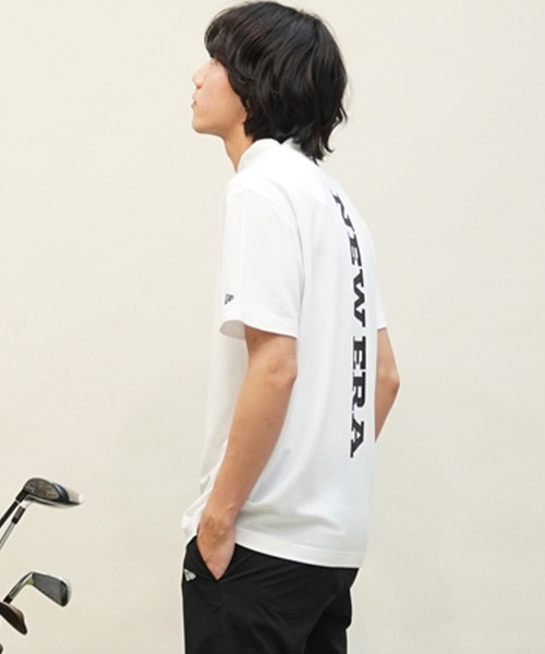 tシャツ Tシャツ メンズ NEW ERA GOLF/ニューエラゴルフ 半袖Ｔシャツ ミッドネック バックプリント 14109047/14109049｜zozo｜05