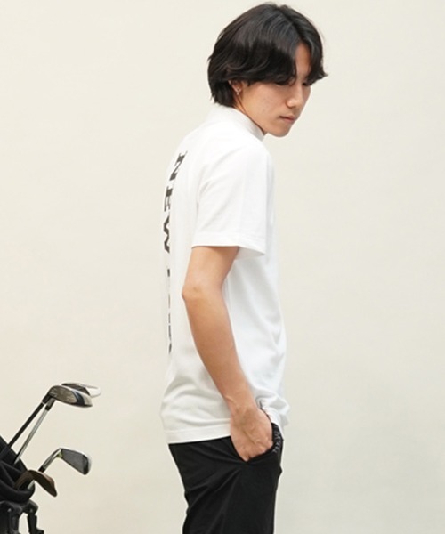 tシャツ Tシャツ メンズ NEW ERA GOLF/ニューエラゴルフ 半袖Ｔシャツ ミッドネック バックプリント 14109047/14109049｜zozo｜07