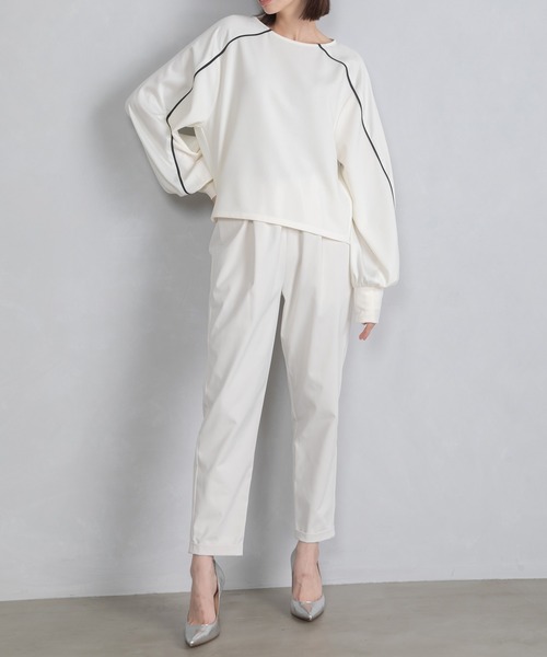 MARECHAL TERRE シャツ ブラウス パイピングブラウス レディース  