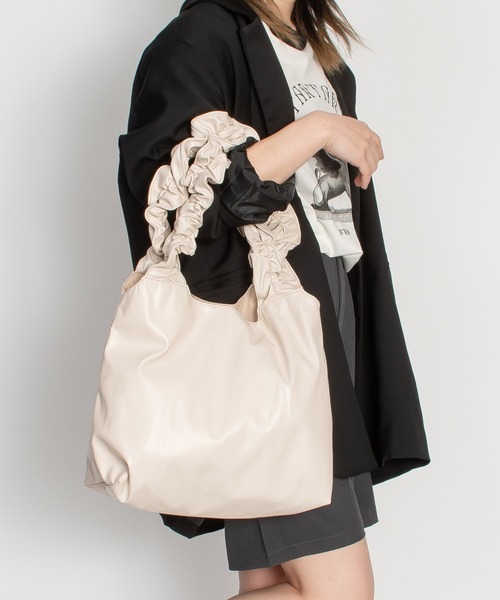 polka polka（ポルカポルカ） トートバッグ aristella / ギャザー