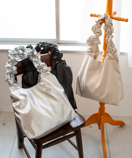 polka polka（ポルカポルカ） トートバッグ aristella / ギャザー