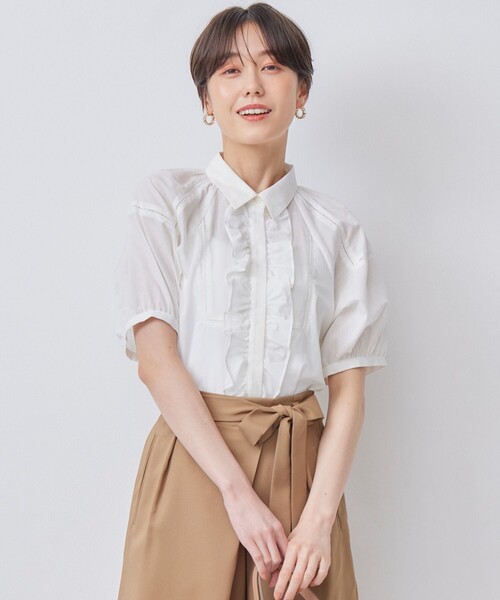 組曲（KUMIKYOKU） ブラウス シャツ 「WEB限定」ナチュラルローン
