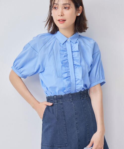 組曲（KUMIKYOKU） ブラウス シャツ 「WEB限定」ナチュラルローン