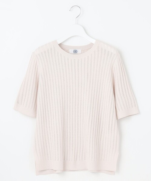 ニット セーター 「洗える・抗菌防臭」VISCOSE STRETCH サマー ニット レディース J.PRESS ニット セーター 「洗える・抗菌防臭」VISCOSE STRETCH
