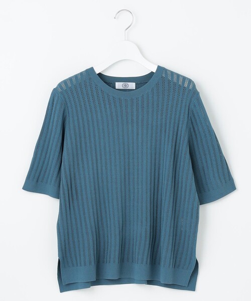 サマーニット ニット セーター 「洗える・抗菌防臭」VISCOSE STRETCH