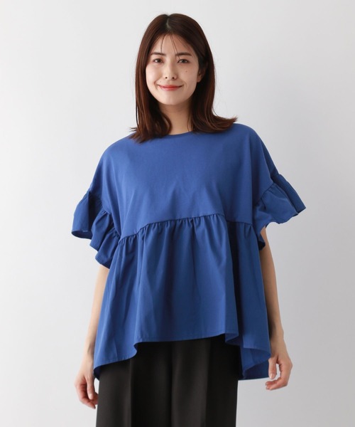 FOUND GOOD tシャツ 布帛切替プルオーバー レディース
