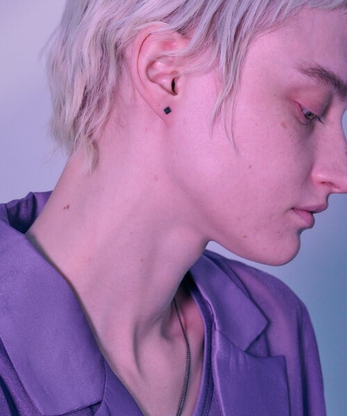and cloud ピアス Minimum Square Pierce/Single レディース