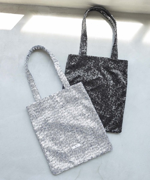 GLOBAL WORK（グローバルワーク） トートバッグ スパンコールトートBAG