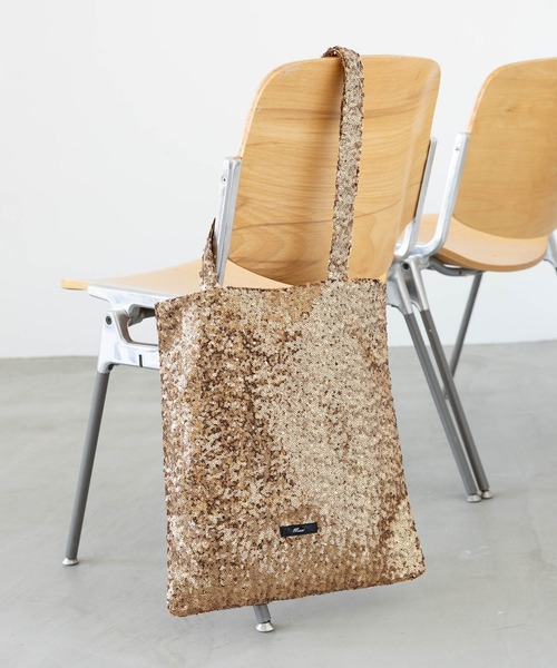 GLOBAL WORK（グローバルワーク） トートバッグ スパンコールトートBAG