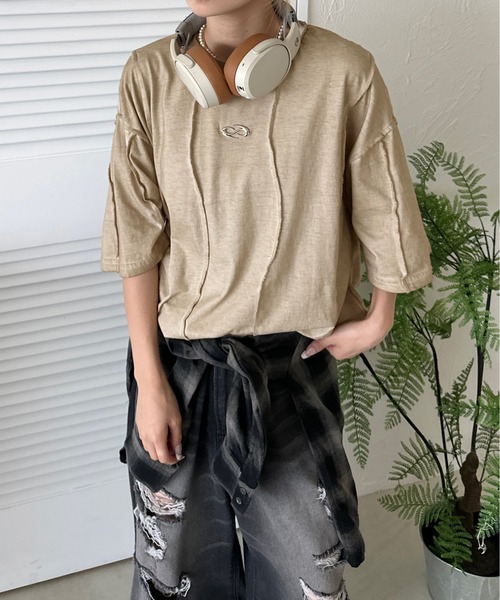 tシャツ オーバーロック加工TEE メンズ レディース : ZOZOTOWN Yahoo