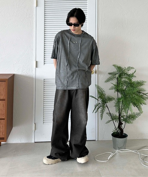 tシャツ オーバーロック加工TEE メンズ レディース : ZOZOTOWN Yahoo