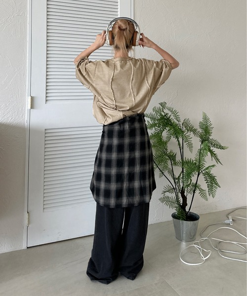 tシャツ オーバーロック加工TEE メンズ レディース : ZOZOTOWN Yahoo