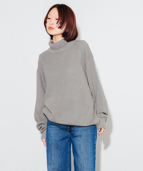 状態良し】 crepuscule タートルネック ウール 23AW