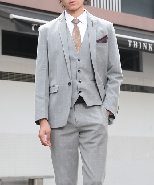 Cloudstyle セットアップ 「Cloudstyle」チェック柄スリーピース