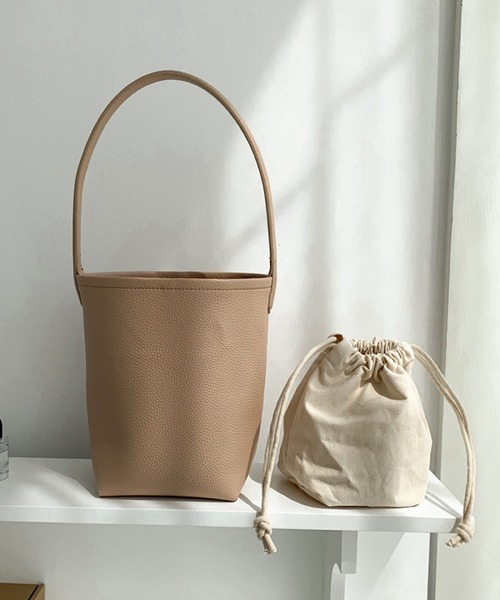 TONE SELECT GOODS トートバッグ Liaa/巾着付き バケツバッグ A18428
