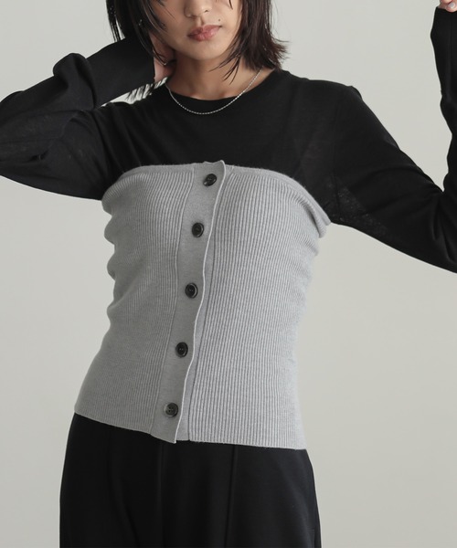 INSCRIRE ミリタリーチューブトップ　ビスチェ INSCRIRE ミリタリーチューブトップ ビスチェ - メルカリ