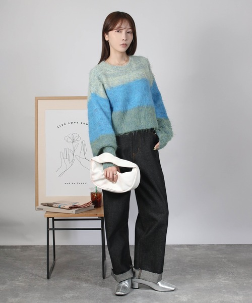 Social GIRL（ソーシャルガール） ニット セーター ショート丈