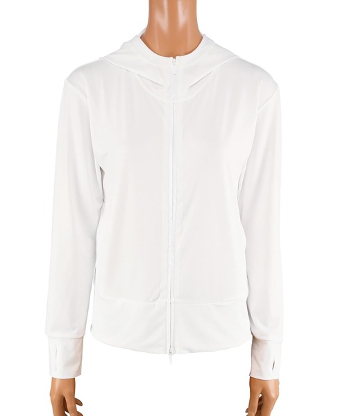 【新品未使用】サンライズ sanrise プルオーバーパーカー　ホワイト　XL San-ai Resort 三愛水着楽園 ラッシュガード 「UPF50＋」 ラッシュ