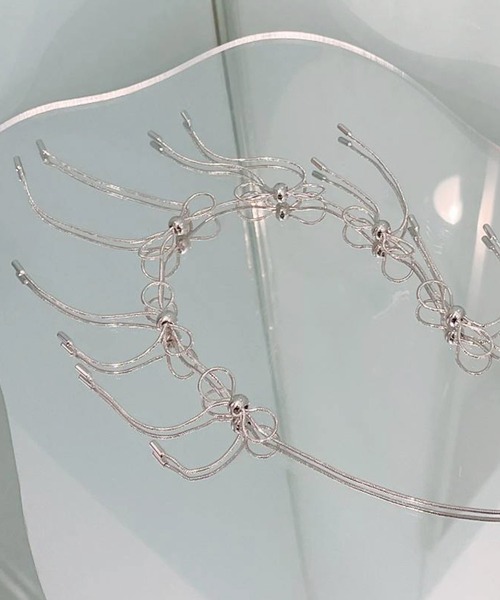 Lace Ladies（レースレディース） ネックレス メニーリボン メタリック 