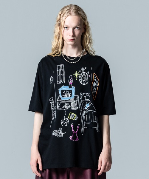 シールームリン　PALM VILLAGES SOUVENIR Ｔシャツ 新品未使用】PALM VILLAGES SOUVENIR Tシャツ ホワイト タグ付