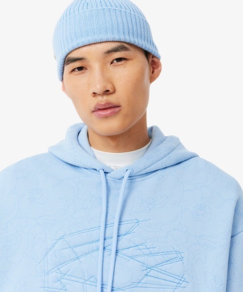 LACOSTE（ラコステ） パーカー フローラルテキスタイルスウェット