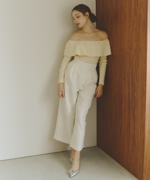 Luan（ルアン） パンツ 「Luan」ワイドラップパンツ レディース