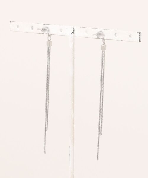 BURNER（バーナー） ピアス 「OKUOKU 0909」チェーン ロングピアス 両