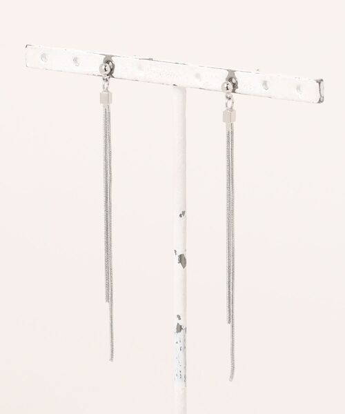 BURNER（バーナー） ピアス 「OKUOKU 0909」チェーン ロングピアス 両