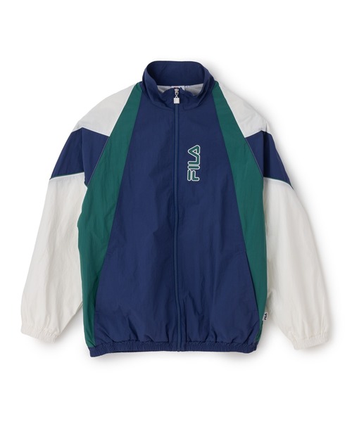 想像を超えての ✨希少✨FILA✨ナイロンジャケット 白 青