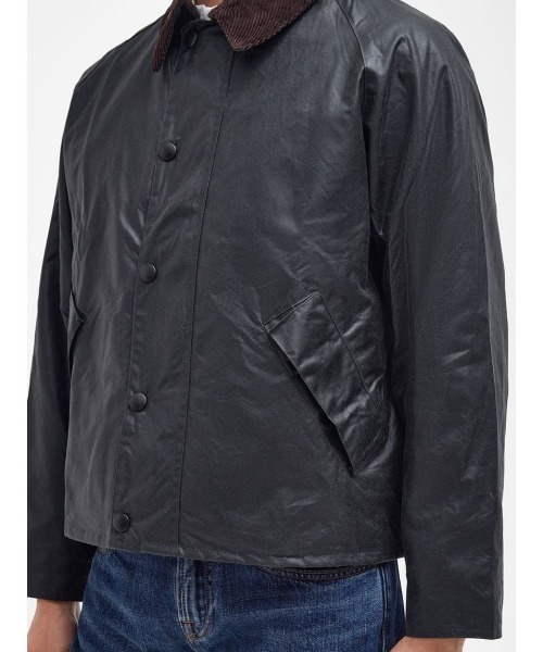 ブルゾン アウター Barbour OS Beaufort Wax Jacket（バブアー トランスポート ワックス コットン ショート ブルゾン）の画像