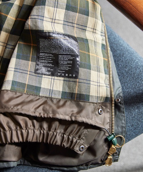 ブルゾン アウター Barbour OS Beaufort Wax Jacket（バブアー トランスポート ワックス コットン ショート ブルゾン）の画像