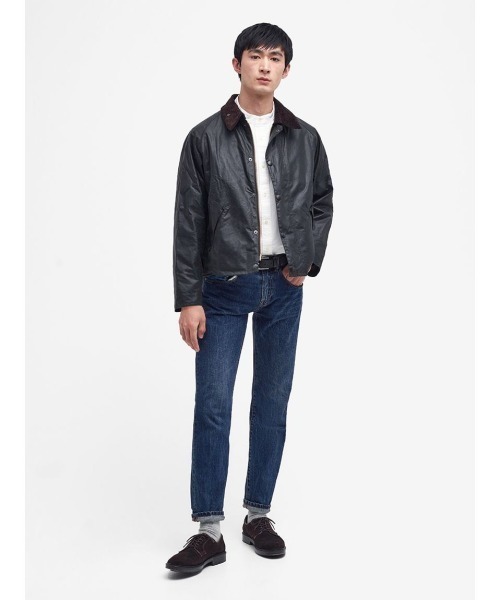 ブルゾン アウター Barbour OS Beaufort Wax Jacket（バブアー トランスポート ワックス コットン ショート ブルゾン）の画像