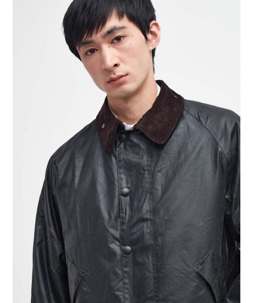 ブルゾン アウター Barbour OS Beaufort Wax Jacket（バブアー トランスポート ワックス コットン ショート ブルゾン）の画像