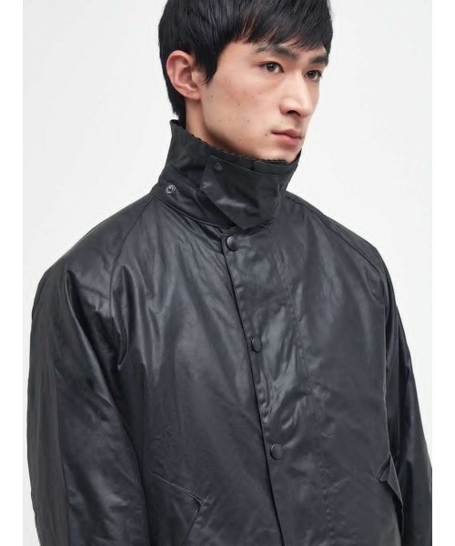 ブルゾン アウター Barbour OS Beaufort Wax Jacket（バブアー トランスポート ワックス コットン ショート ブルゾン）の画像