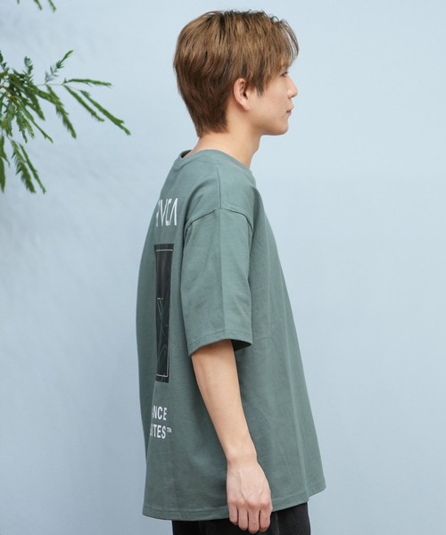 RVCA tシャツ RVCA/ルーカ 半袖Tシャツ バックプリント オーバー