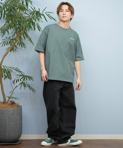 RVCA バックプリント オーバーサイズ Tシャツ RVCA tシャツ RVCA/ルーカ 半袖Tシャツ バックプリント オーバー