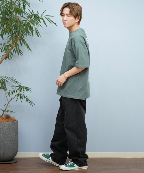 RVCA tシャツ RVCA/ルーカ 半袖Tシャツ バックプリント オーバー